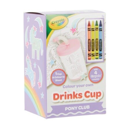 Crayola Стаканчик-розмальовка  Поні-клуб з олівцями, 15765-B