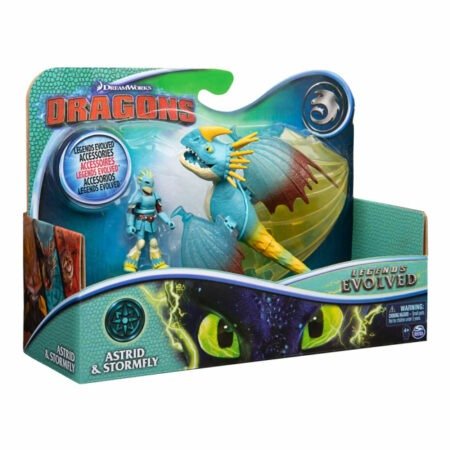 Як приборкати дракона 3:  набір з  дракона Громгільди  у бойовому розкрасі  та вершника Астрід