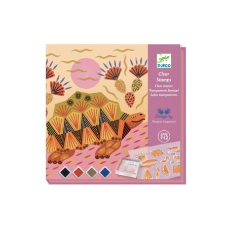 DJECO Набір для творчості зі штампами  Тварини і візерунки , DJ08966