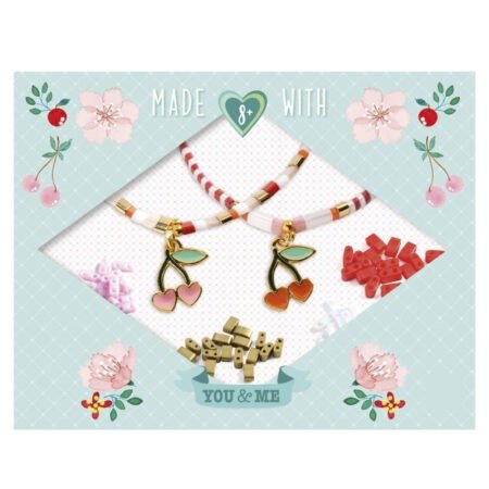 DJECO Набір для виготовлення браслетів дружби  Вишні , DJ00017