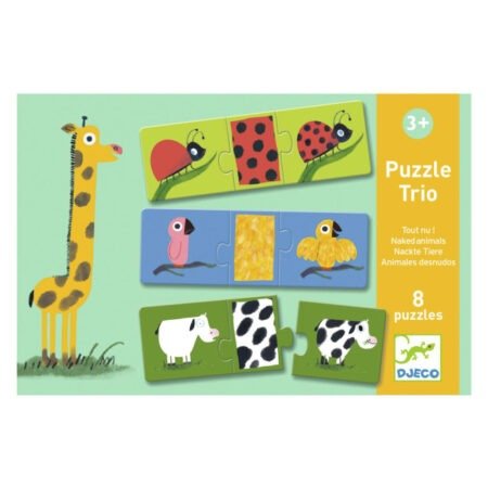 DJECO Тріо-пазл «Одягни тваринку», DJ08186