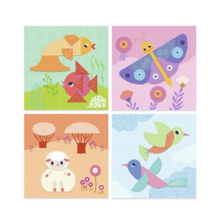 DJECO Набір для створення колажу  Фігурні картинки , DJ09057 - Зображення 3