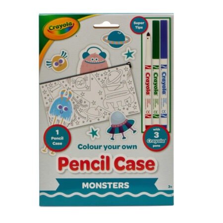 Crayola Пенал-розмальовка  Монстри  з фломастерами, 15764-B