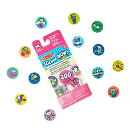 Melissa & Doug. Sticker WOW: Набір з міні блокноту та запасних наліпок для штампу «Улюблені речі» - Зображення 2