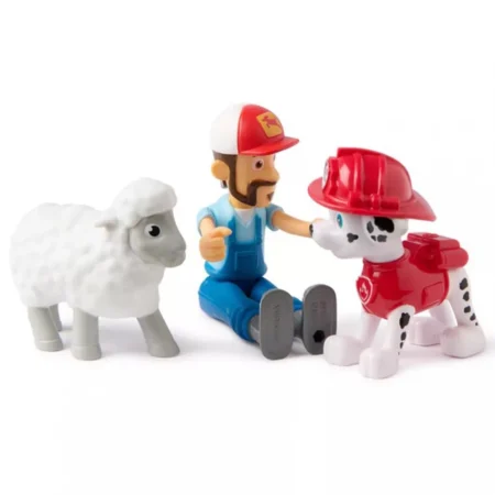 Цуценячий патруль: колекційна фігурка цуценяти-рятівника Маршала, фермера Ела та вівці - Зображення 3