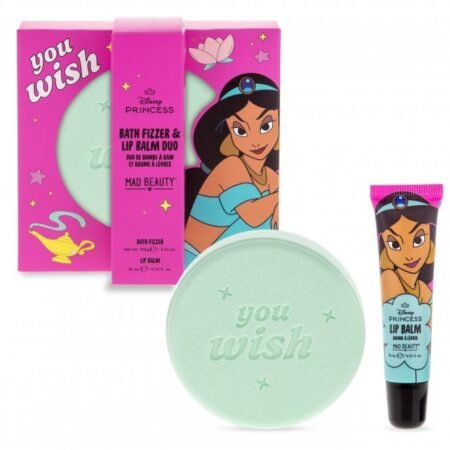 Набір бомбочка для ванни та бальзам для губ Disney Princess Express Yourself -Bath Fizzer & Lip Balm Set-Jasmine