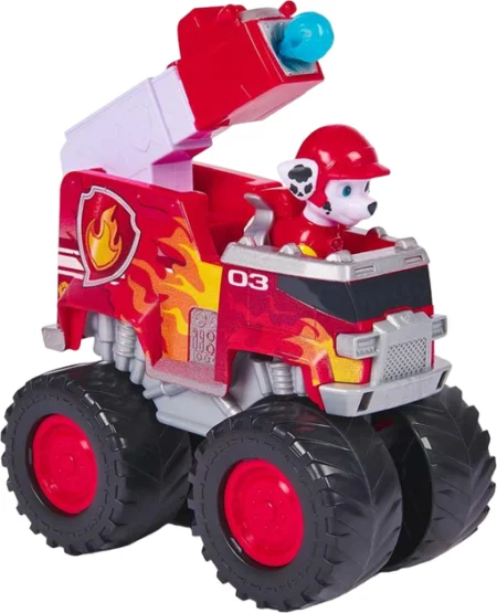 Цуценячий патруль: великий рятувальний автомобіль - трансформер  з водієм Маршал(серія Мега колеса) - Зображення 3