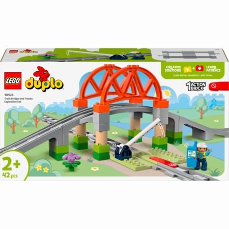 Конструктор LEGO DUPLO Town Додатковий набір. Залізничний міст і колії