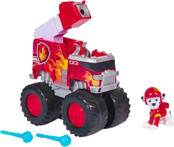 Цуценячий патруль: великий рятувальний автомобіль - трансформер  з водієм Маршал(серія Мега колеса) - Зображення 4