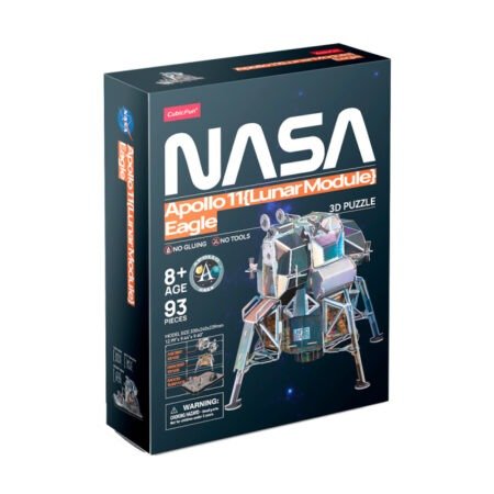 CubicFun Тривимірна головоломка-конструктор NASA  Місячний модуль Орел місії Аполлон-11 , арт. DS1058h