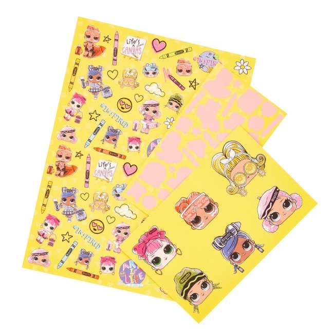 4 Crayola Мега набір наліпок, 35058 - Зображення 1