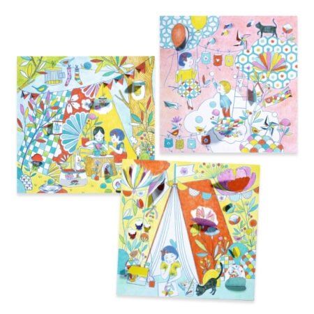 DJECO Набір для розфарбовування  Ігрові намети Ніни , DJ09683 - Зображення 2