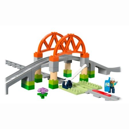 Конструктор LEGO DUPLO Town Додатковий набір. Залізничний міст і колії - Зображення 2
