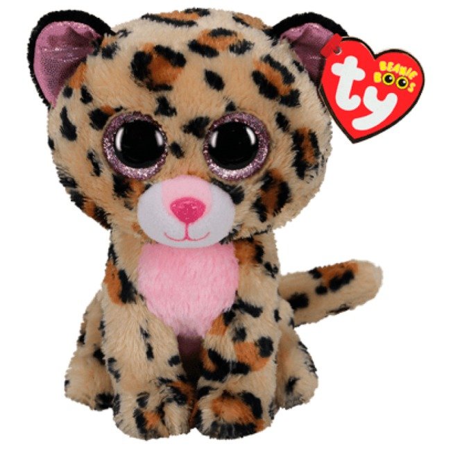 6 Дитяча іграшка м’яконабивна TY Beanie Boos 36490 Леопард LIVVIE 25 см - Зображення 1