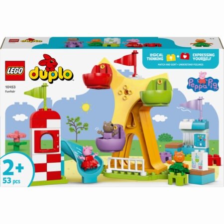 Конструктор LEGO DUPLO Свинка Пеппа Ярмарок розваг 53 деталі (10453)