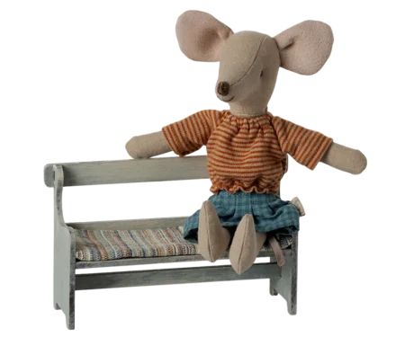 Аксесуари - лавка для мишки біла вінтажна - Зображення 3