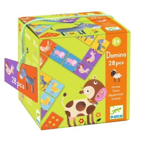 DJECO Гра дитяче доміно  Ферма ,DJ08158