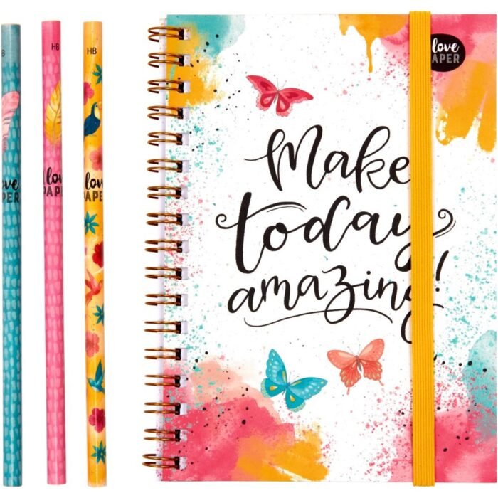 17215 Олівець із записничком “Люблю папір” - Зображення 1
