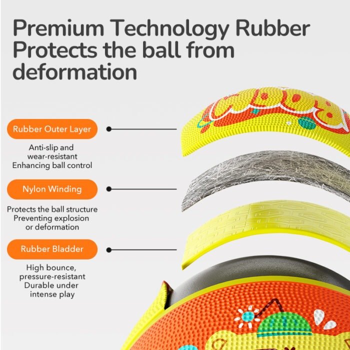 М'яч BASKETBALL CHILDRENS BALL BEAR WARRIOR 3 - Зображення 3