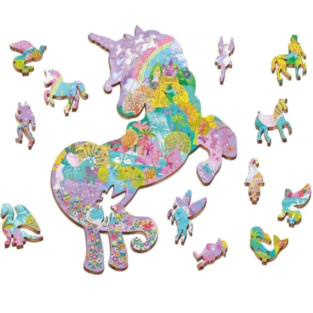 Дерев’яний пазл “Єдинороги” - Зображення 2