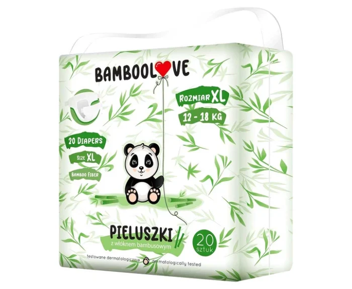 BAMBOOLOVE Підгузники, розмір XL (12-18 кг), 20 шт - Зображення 1