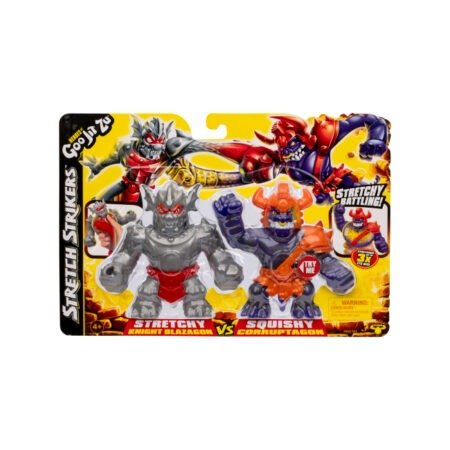 Герої Гуджитсу. Іграшки, що розтягуються Блейзагон та Коруптагон (Стретч Страйкерс). ТМ  GooJitZu