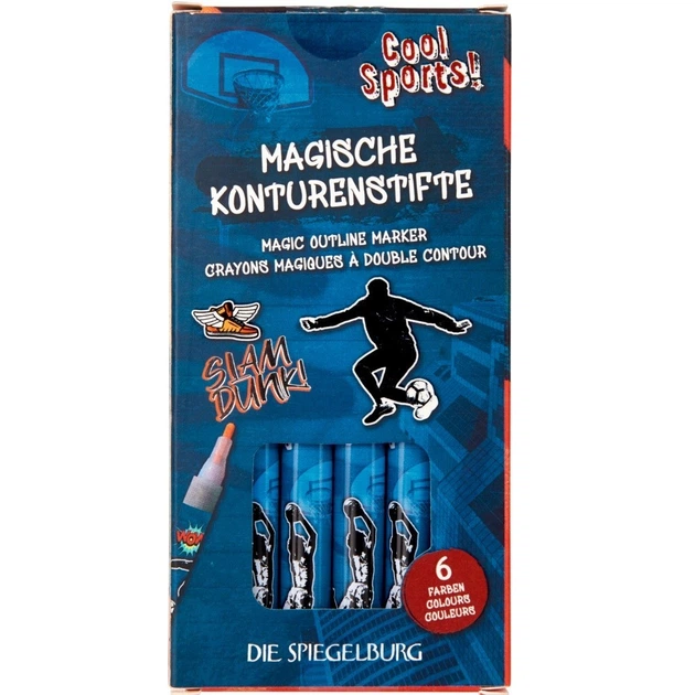 5 18439 Чарівні контурні ручки “Люблю спорт” - Зображення 1