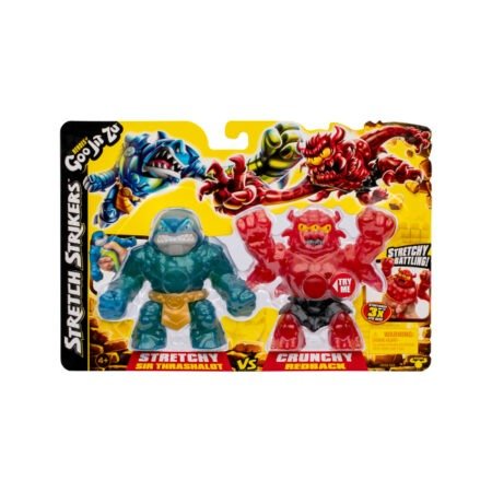 Герої Гуджитсу. Іграшки, що розтягуються Траш та Редбек (Стретч Страйкерс). ТМ  GooJitZu