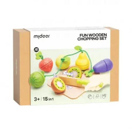 Дерев'яна головоломка WOODEN FOOD CHOPPING SET