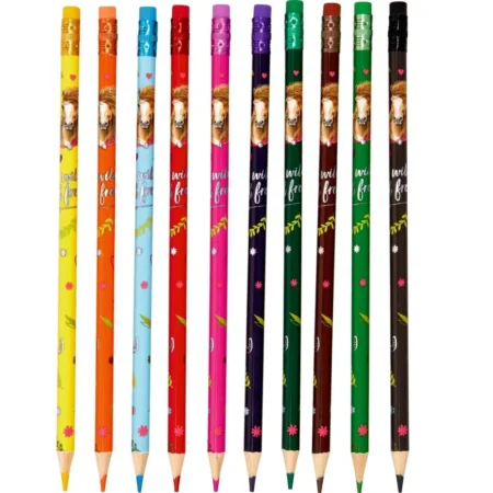 18557 Кольорові олівці зі стирачками 'Друзі Коней' - Зображення 2