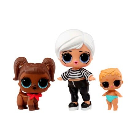 Набір ігрових фігурок L.O.L. Surprise! серії  OPP Tot + Pet + Lil Sis  - БІТНІК БЕЙБІ, ДАРЛІНГ ДОГГІ - Зображення 3