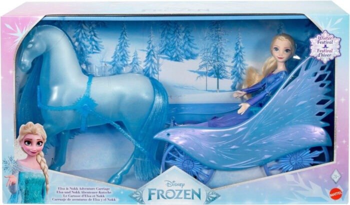 Ігровий набір Лялька Ельза з каретою Disney Frozen Elsa Fashion Doll with Nokk Adventure Carriage - Зображення 1