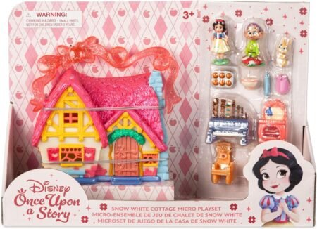 Мікро-набір  Котедж Білосніжки  від Disney  Одного разу в історії ,  Білосніжка та семеро гномів