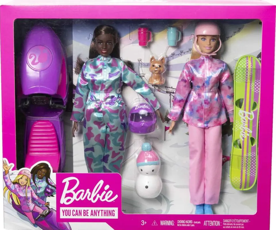 Ігровий набір Barbie  Зимові види спорту  з 2 ляльками та аксесуарами