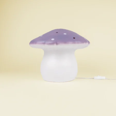 Великий світильник Грибок Лаванда