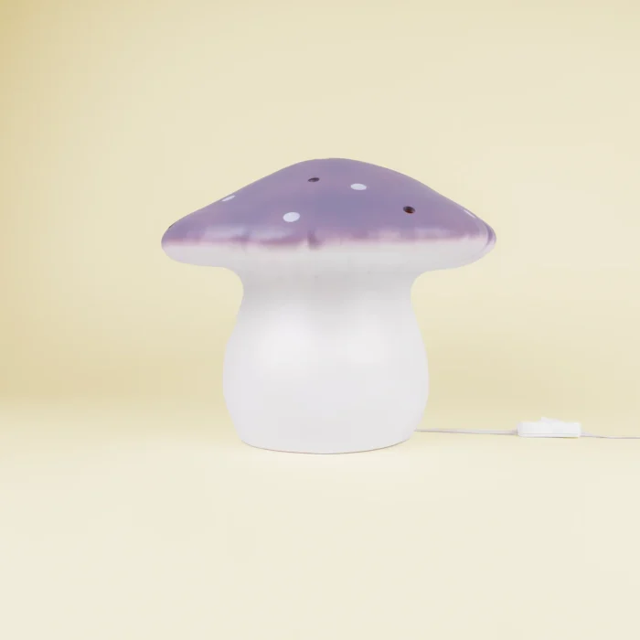 Великий світильник Грибок Лаванда - Зображення 1
