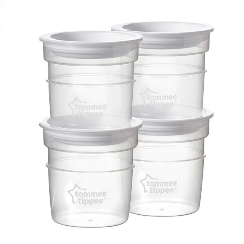 Контейнери Tommee Tippee для зберігання грудного молока 4 шт х 60 мл  (TT0120)