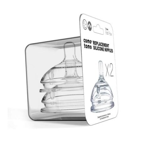 Силиконовые соски Comotomo 6+ мес., 2  шт, Быстрый поток (NT3-EN)