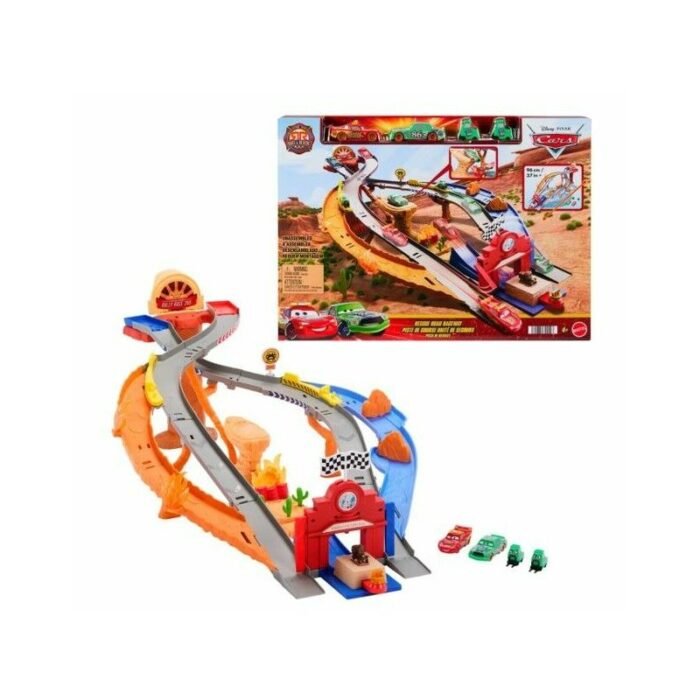 1 Ігровий набір Disney and Pixar Cars Radiator Springs Race & Rescue Rescue Road Raceway із 4 іграшковими машинками - Зображення 1