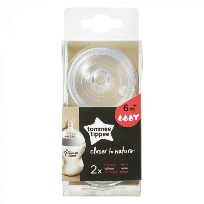Соски Tommee Tippee Closer to Nature 6+  мес. для каши 2 шт (TT0197) - Зображення 1
