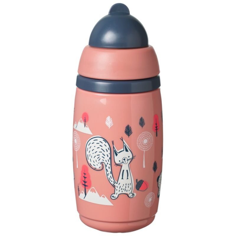 Термочашка Tommee Tippee SUPERSTAR  с трубочкой 266 мл 12 мес розовая  (TT0398)