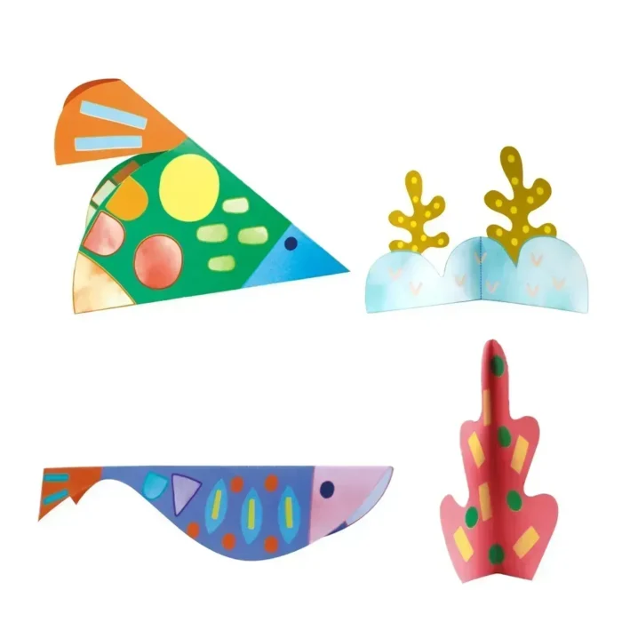 6004228 Набір для творчості, акварельний живопис  Під водою , 14 аркушів, 48 палітр - Зображення 2