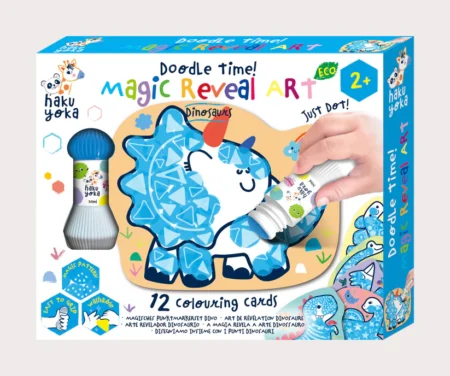 6005014 Набір для творчості, точкове малювання  Динозавр , 12 карток, 1 маркер на водній основі