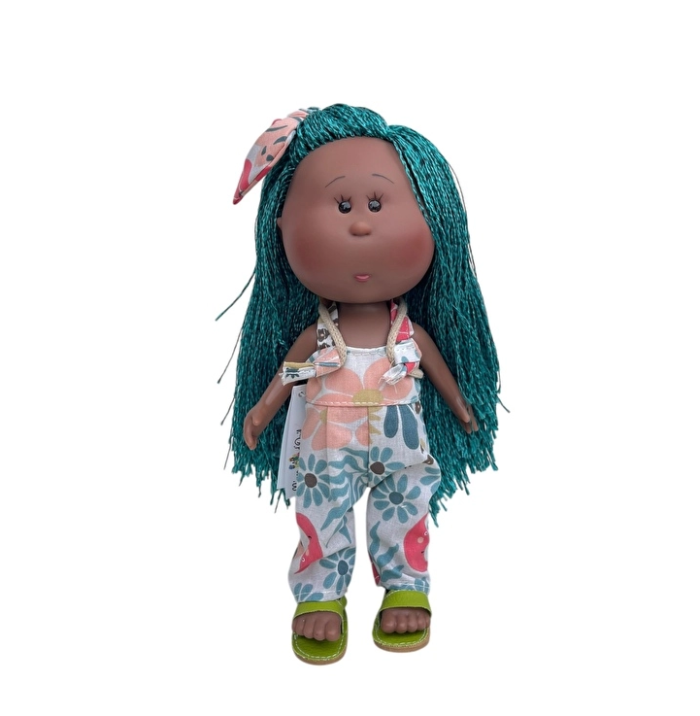 Лялька Мія з блакитним волоссям та дредами 23 см Nines d`Onil (3157) - Зображення 1