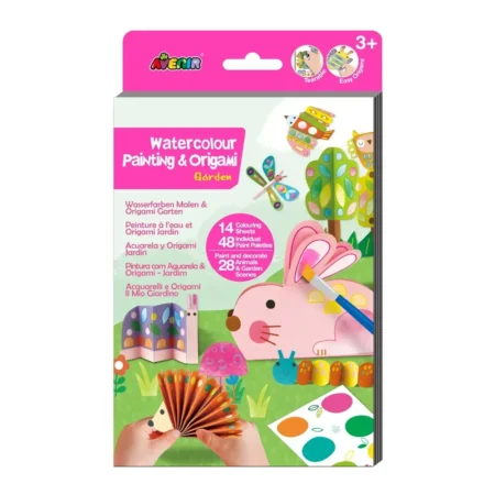6004225 Набір для творчості, акварельний живопис  Сад , 14 аркушів, 48 палітр