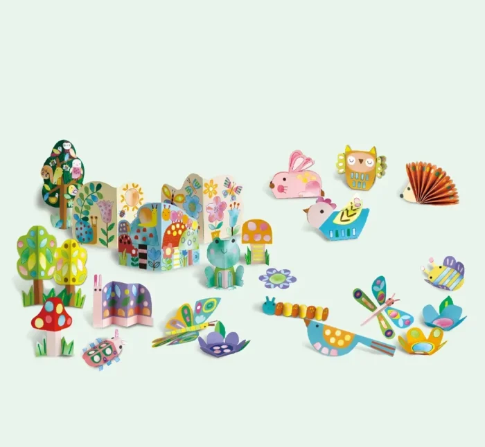 6004225 Набір для творчості, акварельний живопис  Сад , 14 аркушів, 48 палітр - Зображення 5