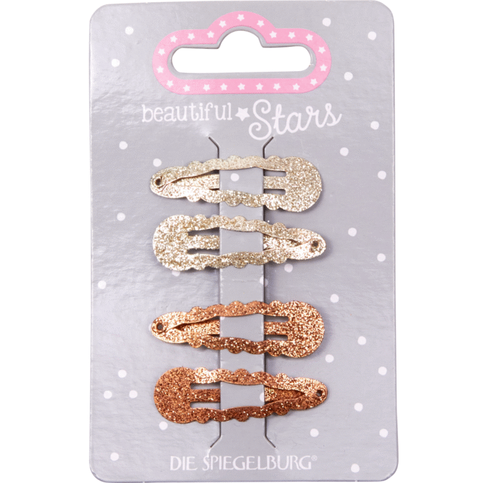 Набір заколок золотистих  Зірочки - Зображення 1