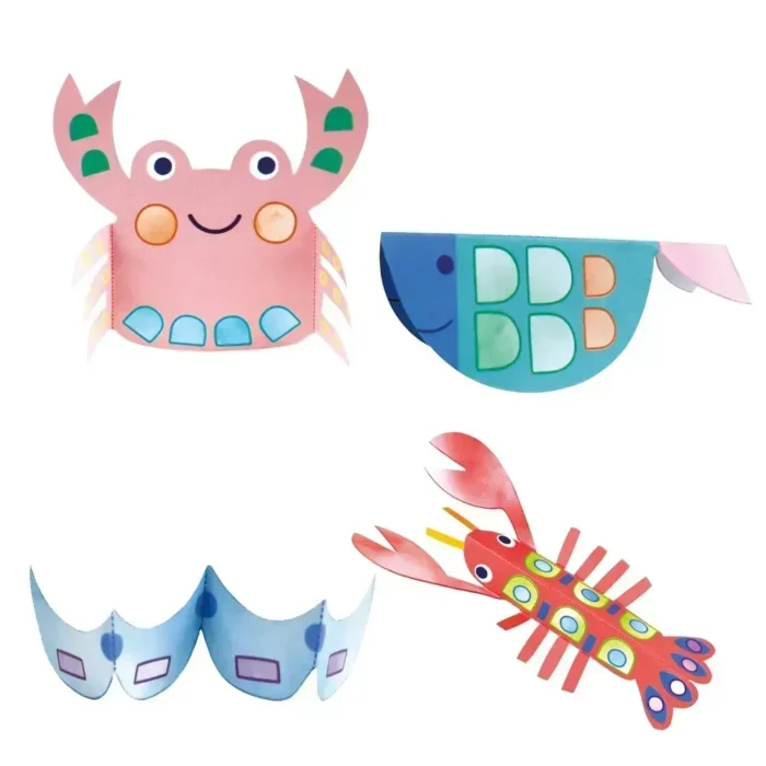 6004228 Набір для творчості, акварельний живопис  Під водою , 14 аркушів, 48 палітр - Зображення 3