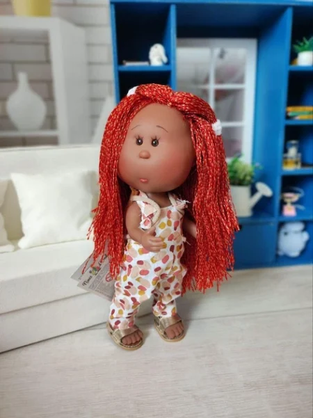 Лялька Мія з червоним волоссям з дредами Nines d'Onil, 23 см 3158