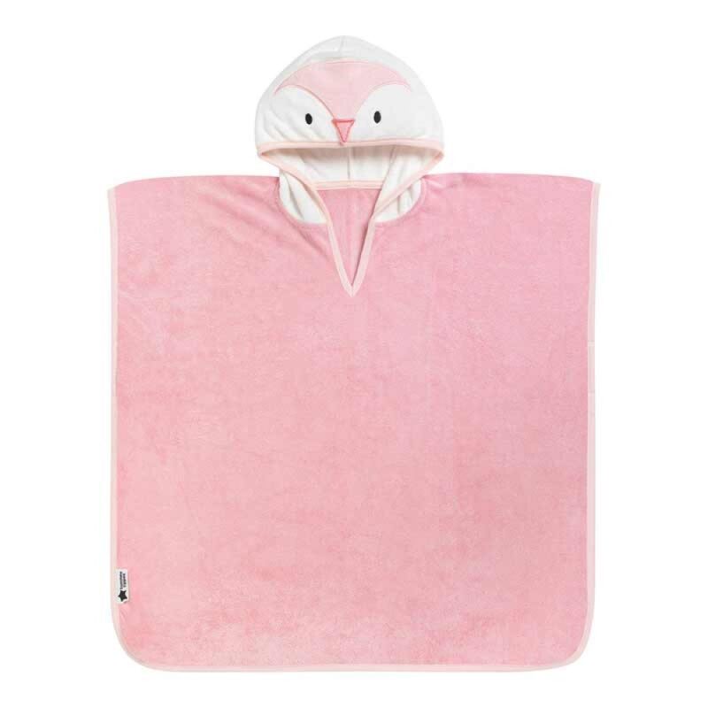 Полотенце-пончо Tommee Tippee Splashtime Penny the Penguin 2-4 года Розовое (TT0308)